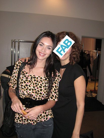 Fab amp; Megan Fox at LA Fashion Week. It#39;s day two and look who I ran into backstage at Tart? The foxy Megan Fox!