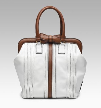 Guess Who Designed This Sweet White Bag? 
