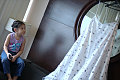 My Daughter and my wedding skirt