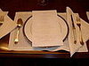 The menu