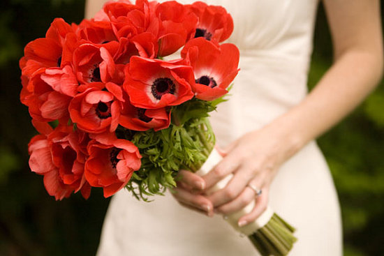 Poppy wedding bouquet