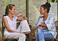 Angelina sits down with Mariane Pearl (via Glamour.com)