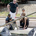 Angelina, Pax, & Maddox @ MarineLand 2