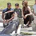 Pax feeding the whales!