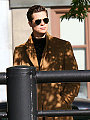 Brad on the set of CCOBB in Montreal.