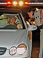 Britney Spears has a brief exchange with a Highway Patrol officer after she was pulled over Friday night on a Southern Californi