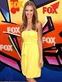 Jessica Alba arrives at Sunday's Teen Choice Awards, where she was named "choice female hottie." One day prior, Alba and Cash Wa