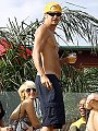 Kid Rock show off another side of his personality to Paris Hilton and Russell Simmons at a summer weekend soiree at the LG house