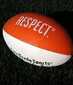 Certified Fair Trade rugby ball with FSC eco-certification
