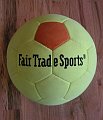 Certified Fair Trade soccer ball with FSC eco-certification