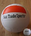 Certified Fair Trade indoor volleyball with FSC eco-certification