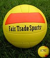 Certified Fair Trade beach volleyball with FSC eco-certification
