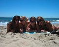 Me and my girls at Blacks beach