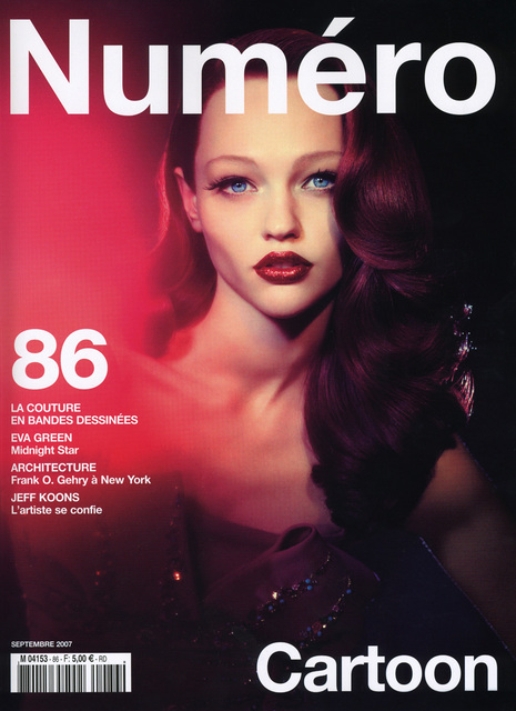 Numero "I'm just drawn like that"
Photographer: Camilla Akrans.
Model: Sasha Pivovarova.
