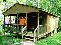 Our Hogan (the camp's word for cabin) #7! My lucky number! And the coolest hogan in the whole camp. :)