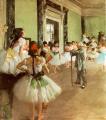 Edgar Degas- La classe de danse (a framed print hangs in our livingroom)