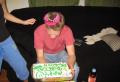 Laughing at the holiday I found this year (last year was columbus day!)...I made him wear the tiara btw, or he got no cake, lol