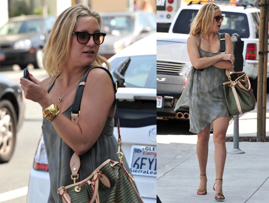 Photos of Kate Hudson in a Little Green Dress | POPSUGAR Celebrity