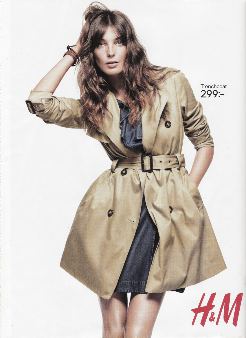 Photos of Daria Werbowy For 2010 H&M Fall Ad Campaign | POPSUGAR Fashion