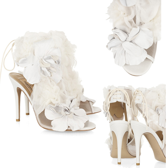 Wedding Shoes: Valentino Floral Heels | POPSUGAR Fashion