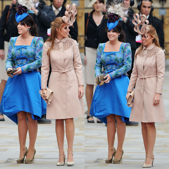 Royal Wedding Guest Pictures: Princess Beatrice and Princess Eugenie ...